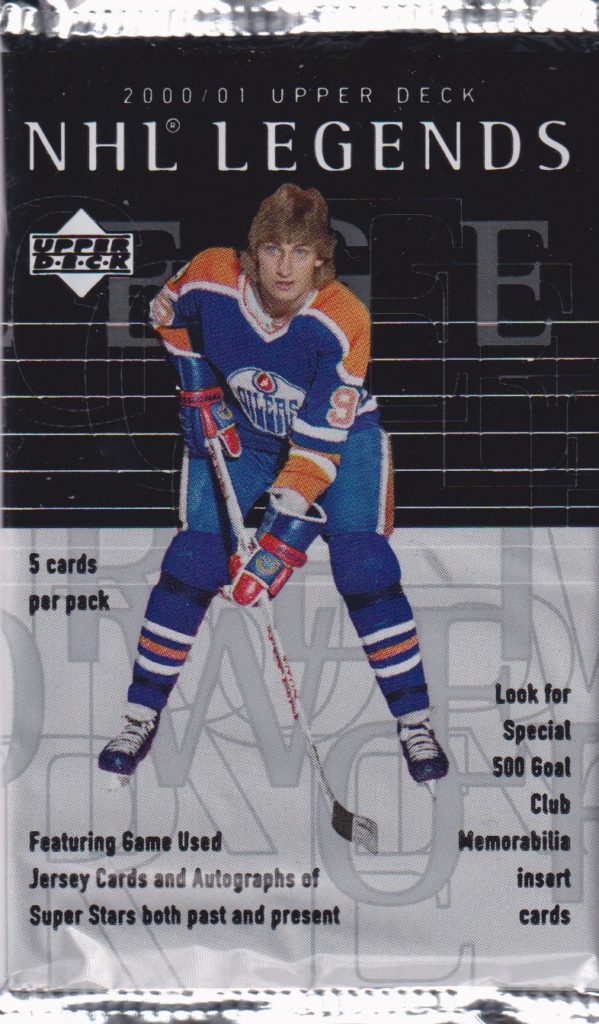 2000/01 UD NHL Legends hobby balíček
