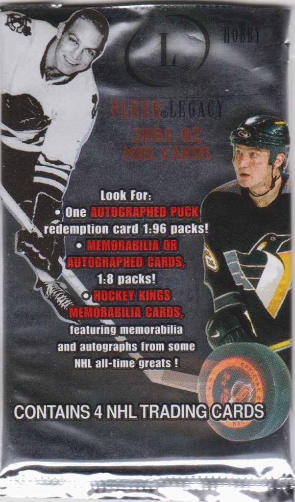 2001/02 Fleer Legacy hobby balíček