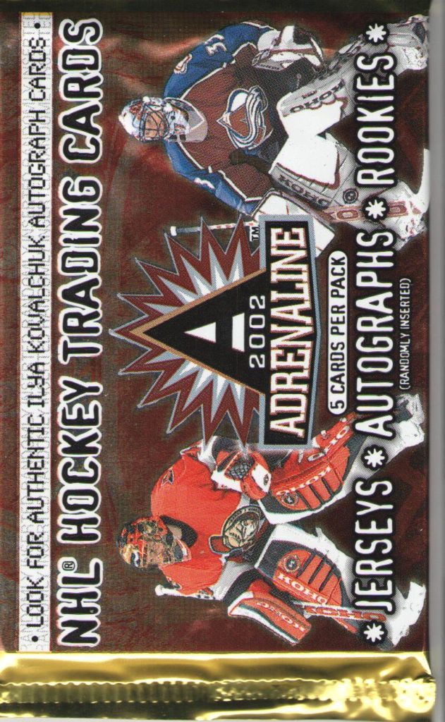 2001/02 Pacific Adrenaline hobby balíček