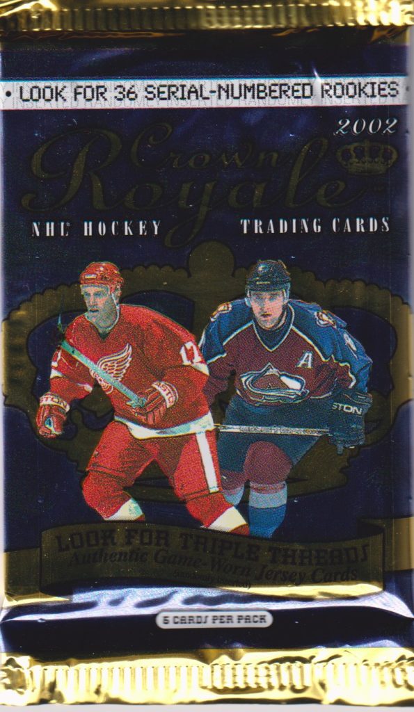 2001/02 Pacific Crown Royale hobby balíček