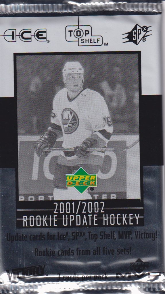 2001/02 UD Rookie Update hobby balíček