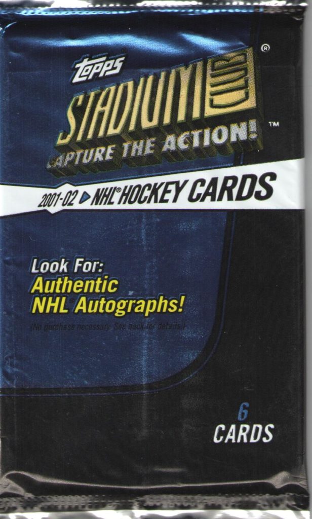 2001/02 Topps Stadium Club retail balíček