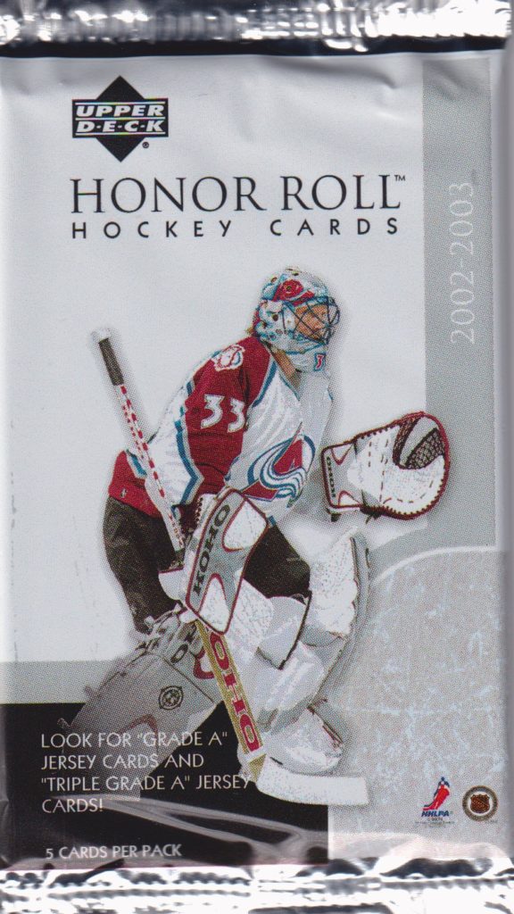 2002/03 UD Honor Roll hobby balíček