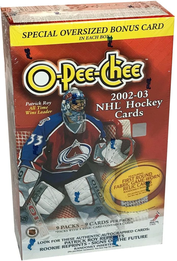 2002/03 O-Pee-Chee blaster box
