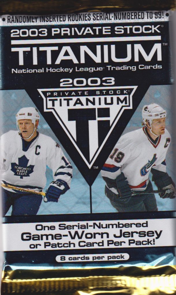 2002/03 Pacific Private Stock Titanium hobby balíček