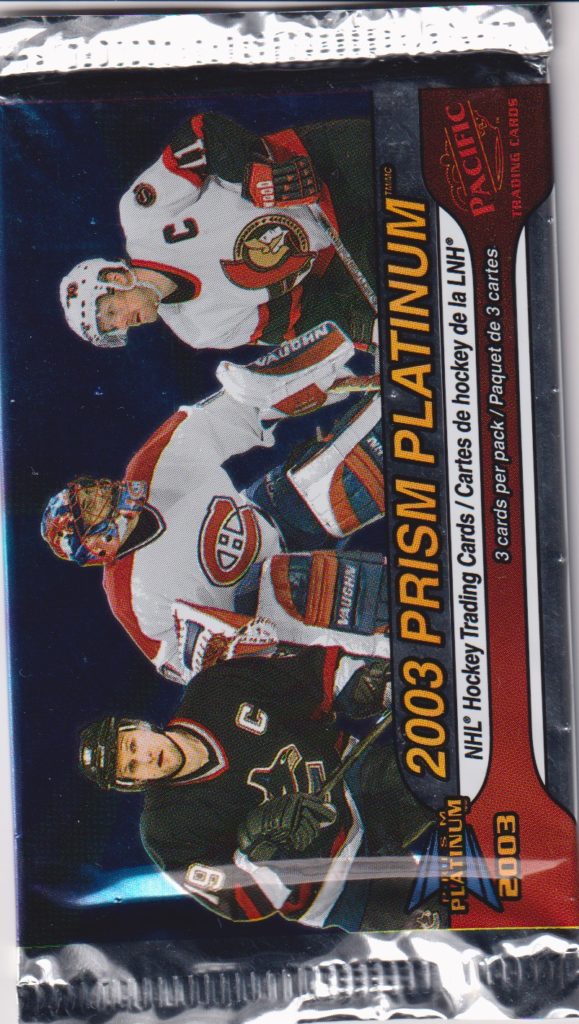 2002/03 Pacific Prism Platinum hobby balíček