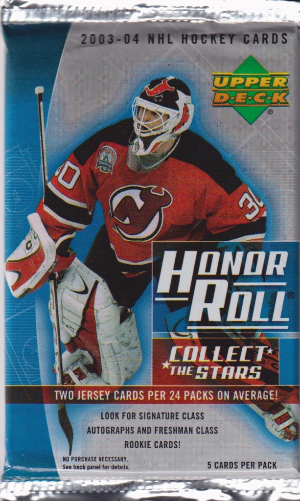 2003/04 UD Honor Roll hobby balíček