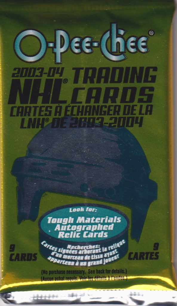 2003/04 O-Pee-Chee hobby balíček