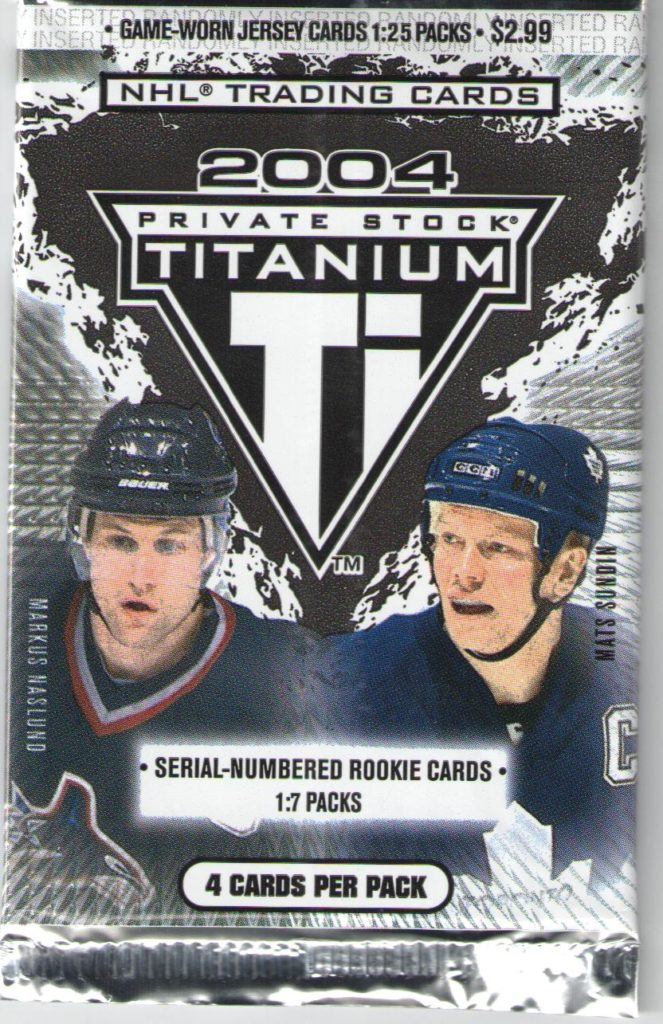 2003/04 Pacific Titanium Private Stock retail balíček