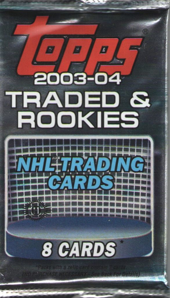 2003/04 Topps Traded and Rookies hobby balíček