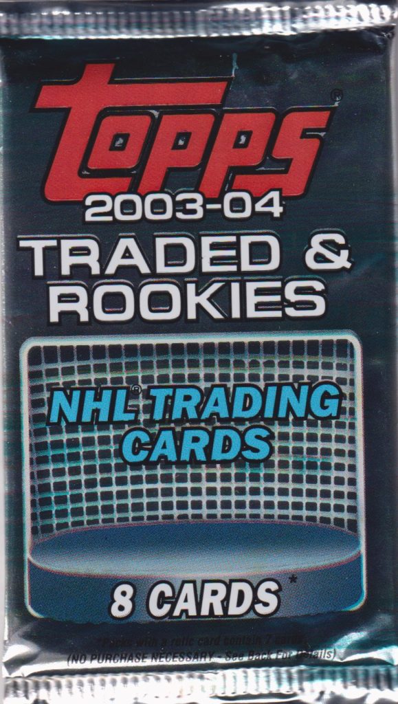 2003/04 Topps Traded and Rookies retail balíček