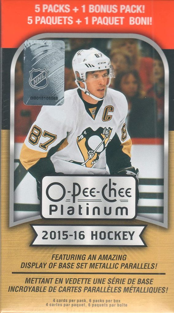 2015/16 O-Pee-Chee Platinum blaster box