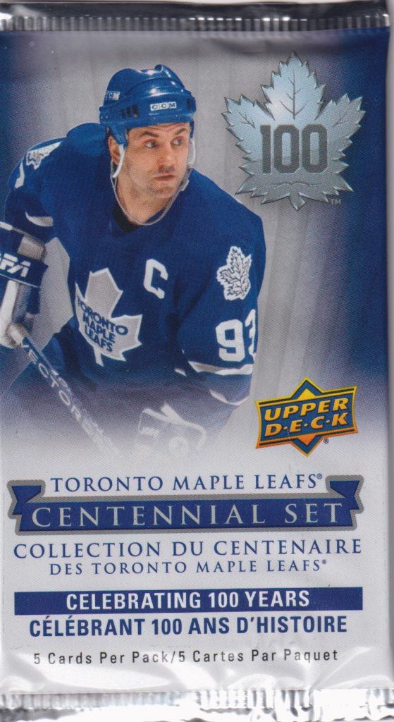 2017/18 UD Toronto Maple Leaf Centennial retail balíček