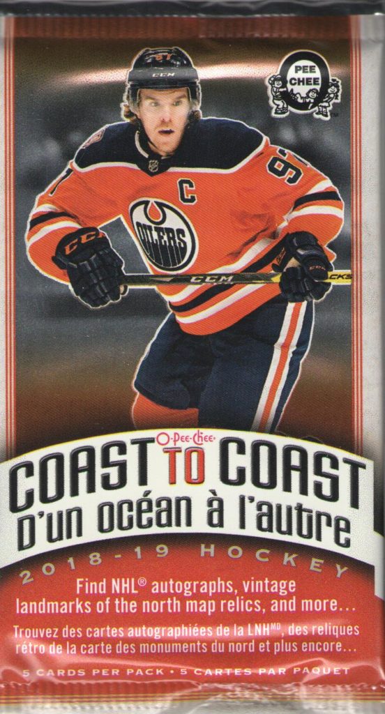 2018/19 O-Pee-Chee Coast to Coast hobby balíček