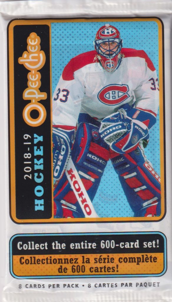 2018/19 O-Pee-Chee retail balíček