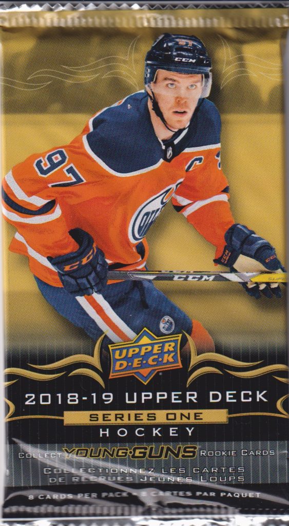 2018/19 Upper Deck Series 1 retail balíček
