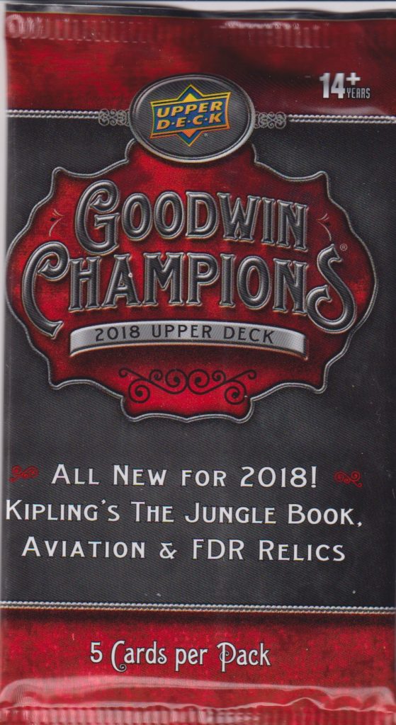 2018 Goodwin Champions hobby balíček