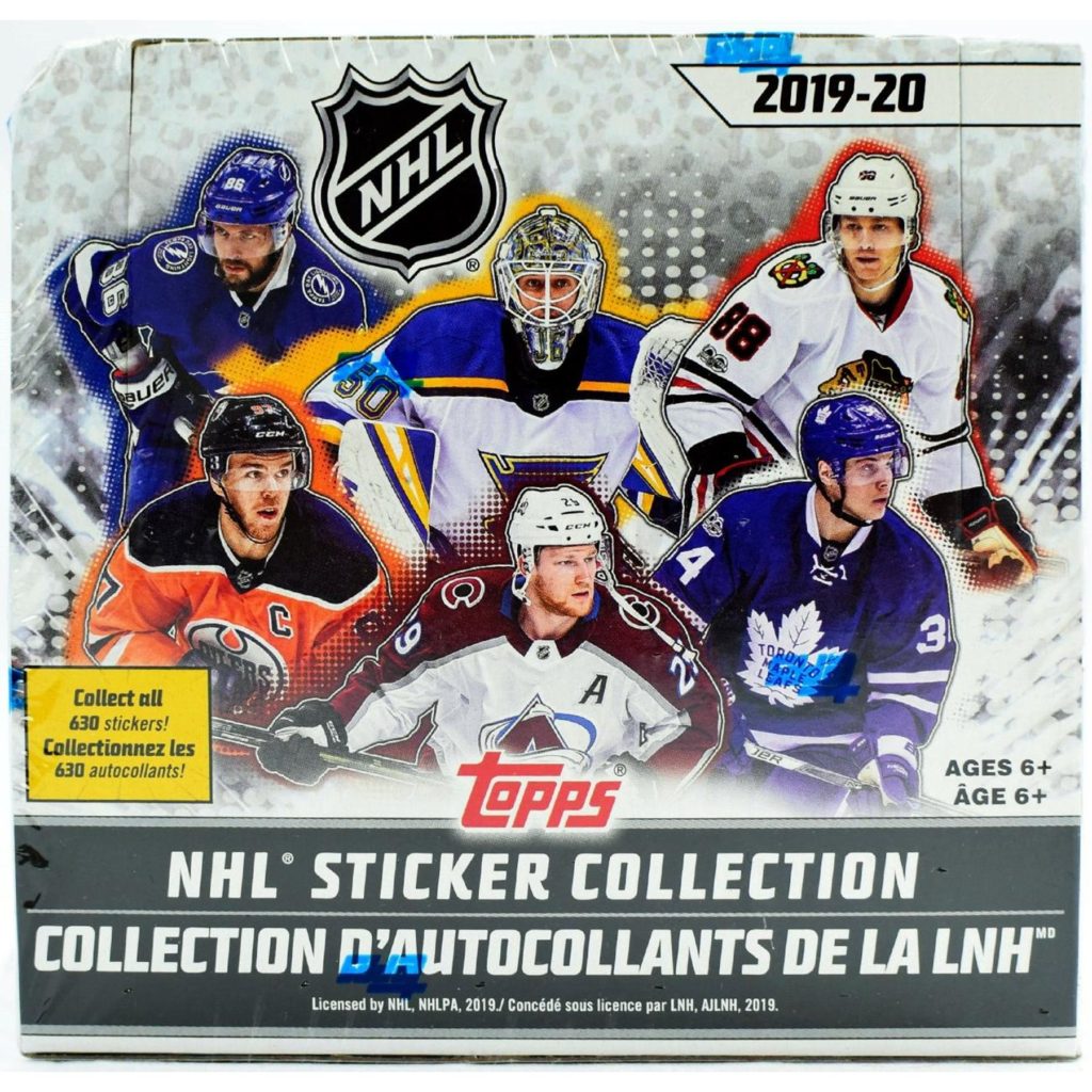 2019/20 Topps Stickers hockey box