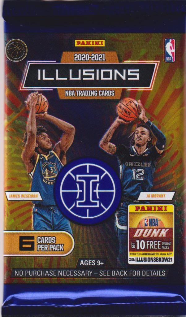 2020/21 Panini Illusions basketbal blaster balíček