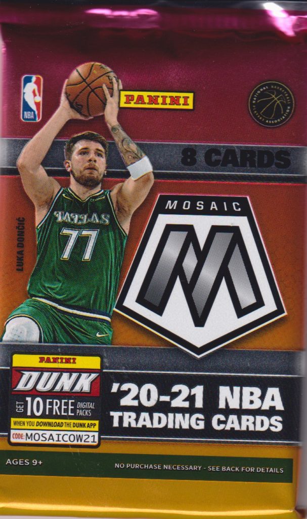 2020/21 Panini Mosaic basketbal balíček