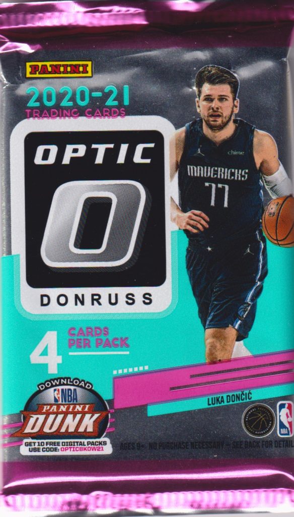 2020/21 Panini Donruss Optic basketbal blaster balíček
