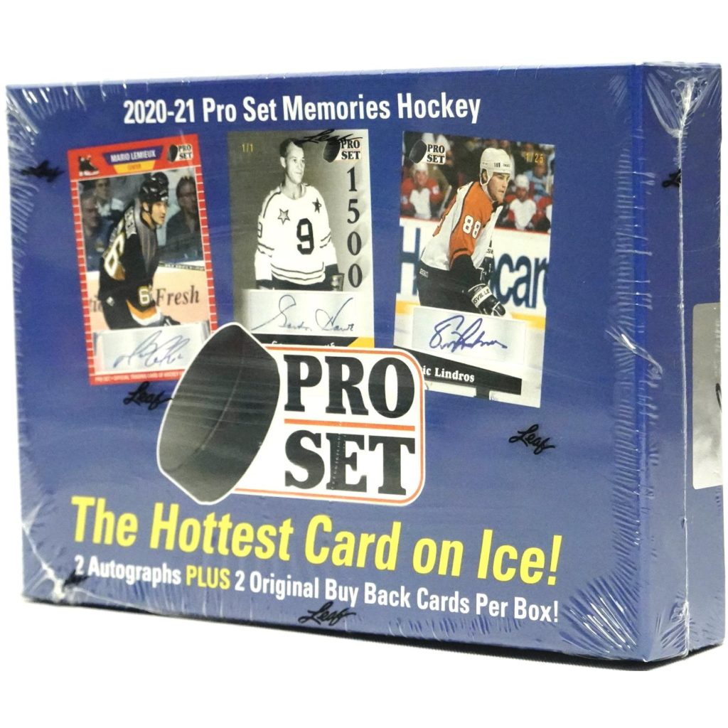 2020/21 Leaf Pro Set Memories hobby box