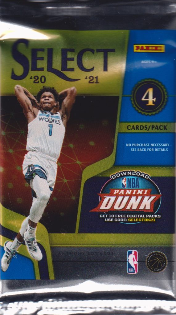 2020/21 Panini Select basketbal blaster balíček