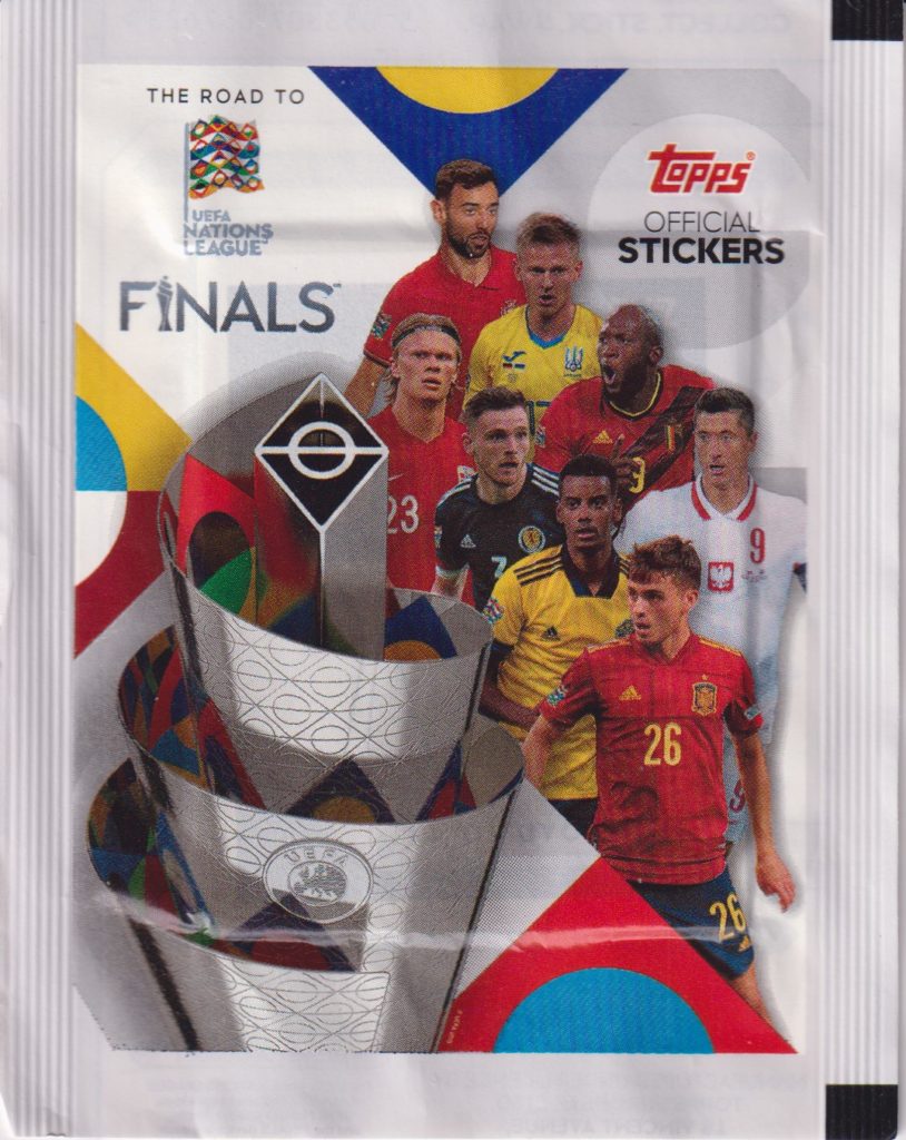 2021/22 Topps UEFA Nations League stickers balíček