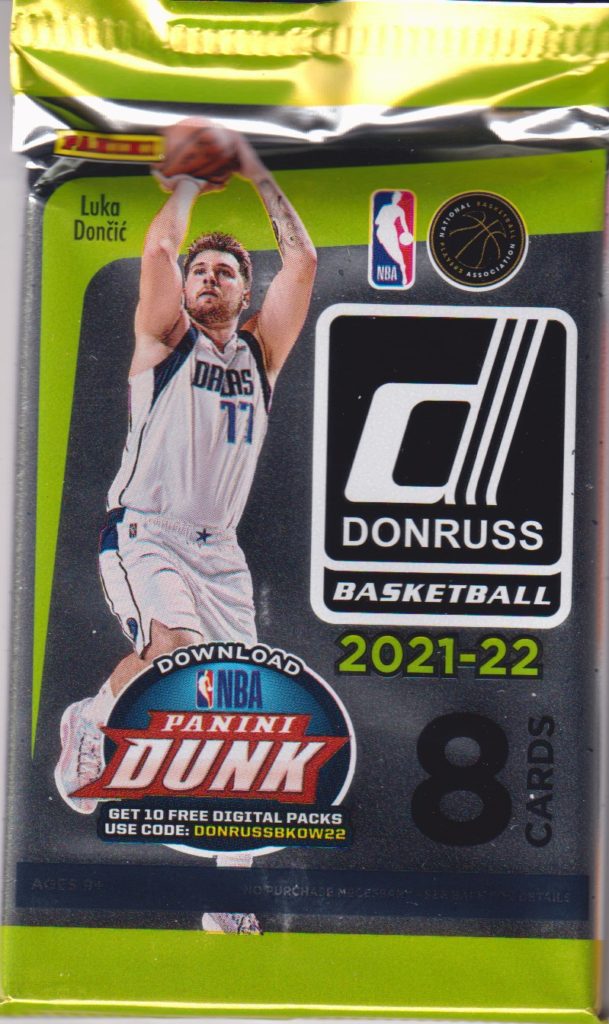 2021/22 Panini Donruss basketbal blaster balíček