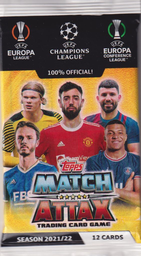 2021/22 Topps Match Attax Champions League hobby balíček