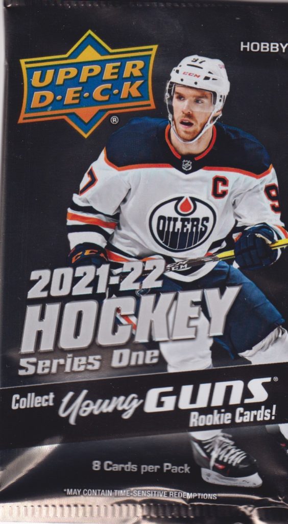 2021/22 Upper Deck Series 1 hobby balíček