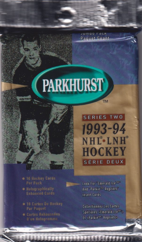 1993/94 Parkhurst Series 2 hobby Jumbo balíček