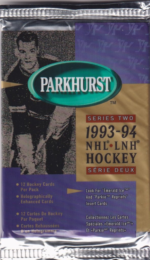 1993/94 Parkhurst Series 2 Canadian hobby balíček