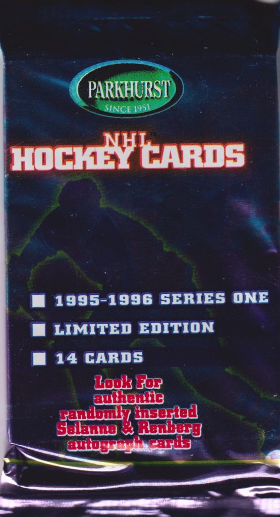 1995/96 Parkhurst Series 1 Limited Edition hobby balíček