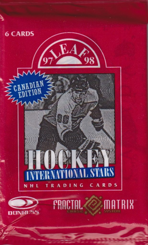 1997/98 Leaf Canadian Edition hobby balíček