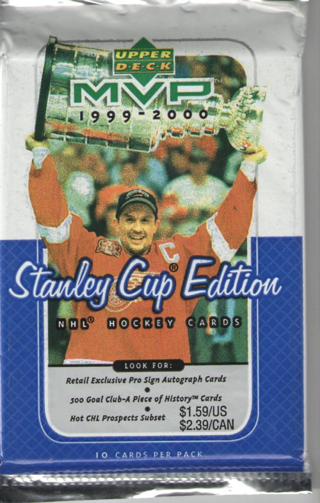 1999/00 MVP Stanley Cup Edition retail balíček