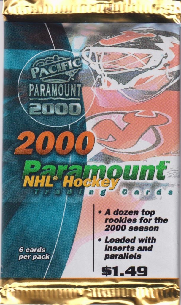 1999/00 Pacific Paramount retail balíček