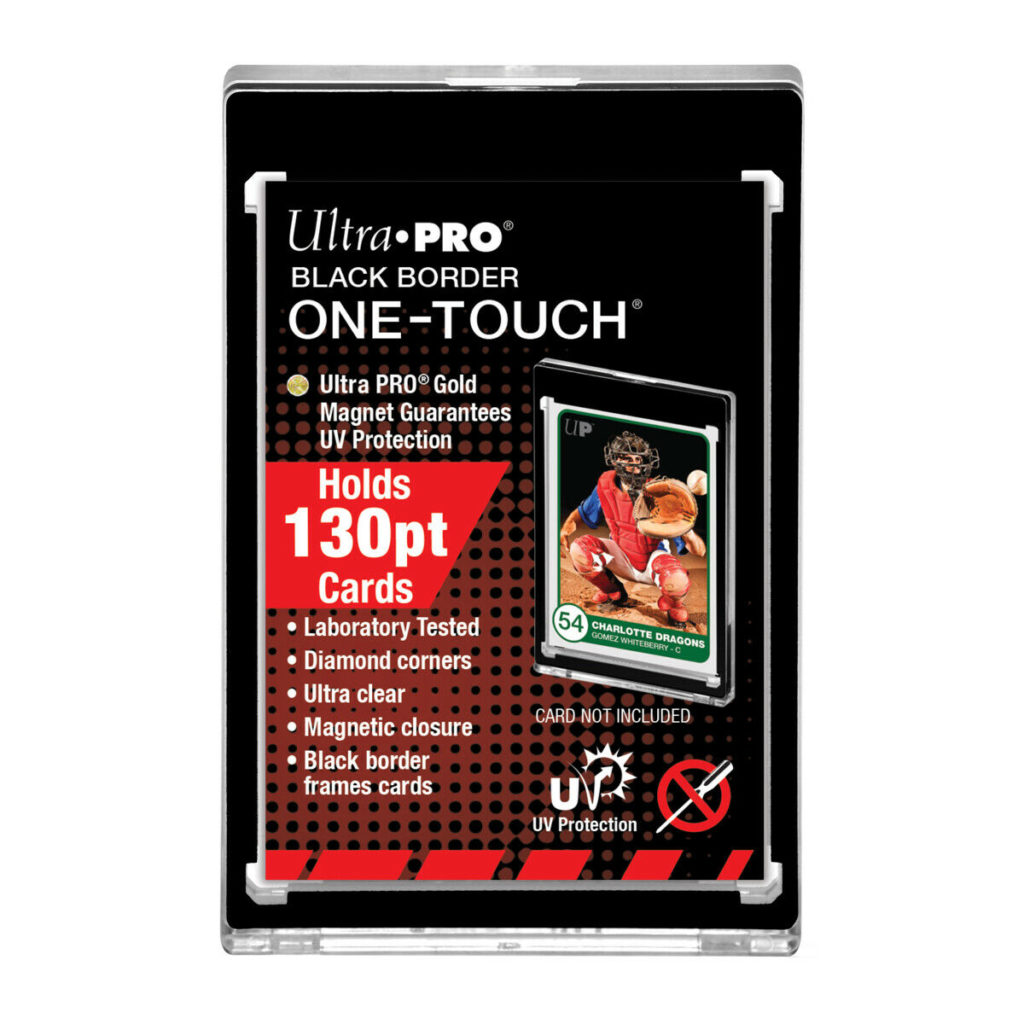 Ultra Pro magnetický toploader One-Touch Black Border 130pt.