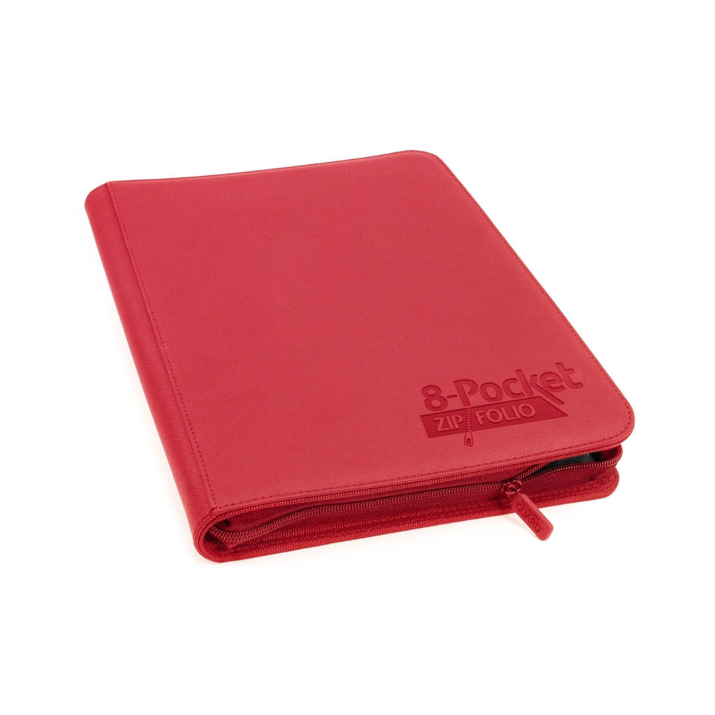 album Ultimate Guard QuadRow ZipFolio XenoSkin Red (červené) na 320 kariet