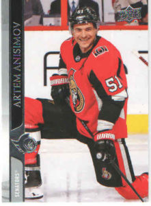2020/21 Upper Deck Series 1 – A.Anisimov Ott 127
