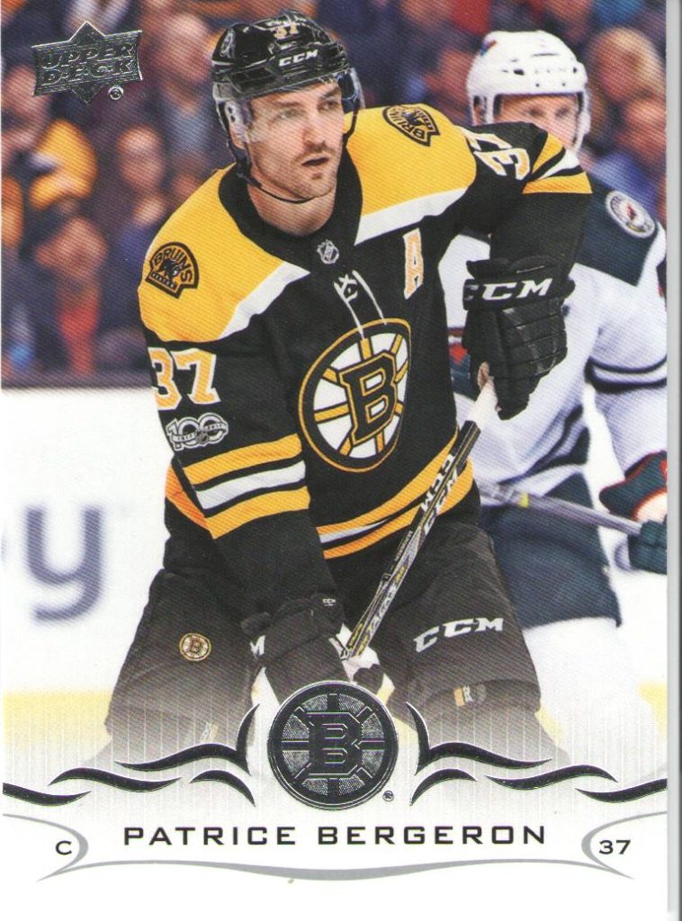 2018/19 Upper Deck 1 – P.Bergeron Bos 19