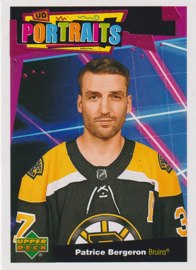 2020/21 Upper Deck Series 1 – P.Bergeron Bos P-4