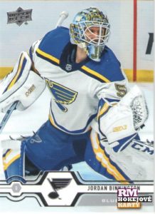 2019/20 Upper Deck Series 1 – J.Binnington Stl 123