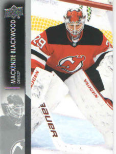 2021/22 Upper Deck Series 1 – Mackenzie Blackwood New Jersey Devils 107