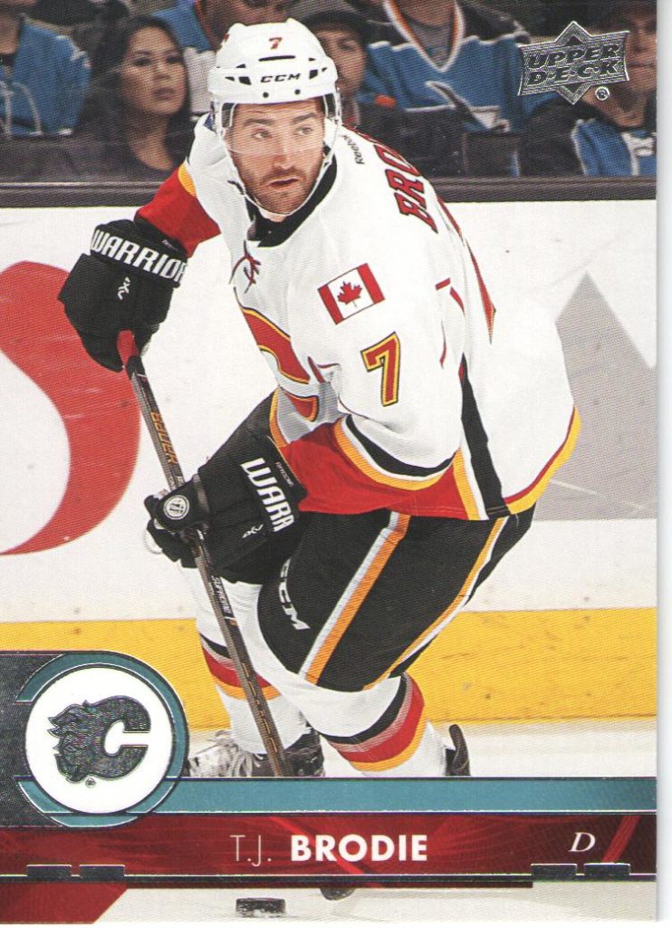 2017/18 Upper Deck 1 – T.J.Brodie Cal 31