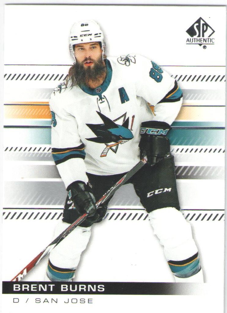 2019/20 SP Authentic – Brent Burns San Jose Sharks 63