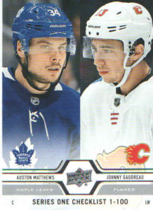 2019/20 Upper Deck Series 1 – A.Matthews, J.Gaudreau 199