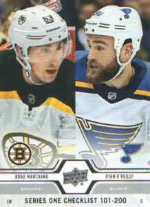 2019/20 Upper Deck Series 1 – B.Marchand, R.O´Reilly 200