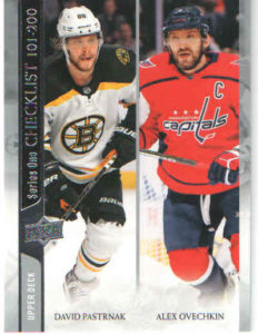 2020/21 Upper Deck Series 1 – D.Pastrňák, A.Ovechkin 200