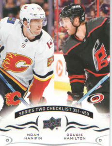 2018/19 Upper Deck 2 – N.Hanifin, D.Hamilton 450